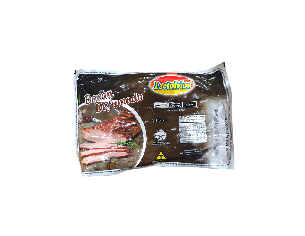 BACON FATIADO LACTOFRIOS 1 KG (CX 12 PCT)